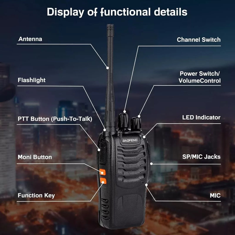 Rádio Walk Talk BF-777s.