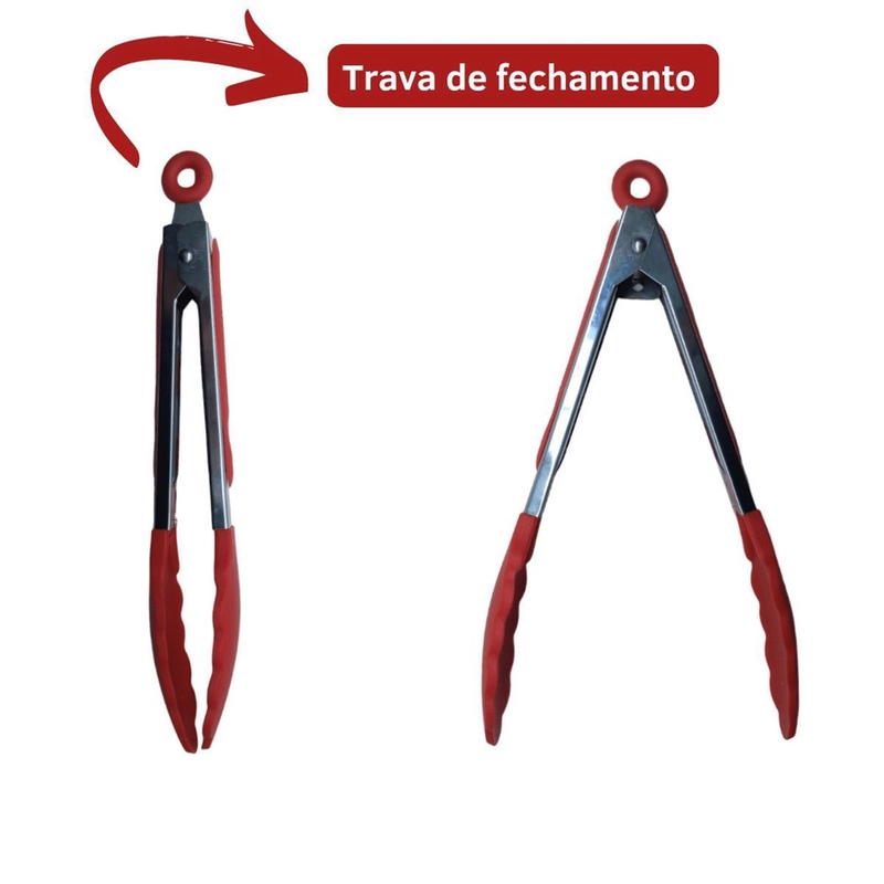 Kit Utensílios de Cozinha 12Pçs - Silicone e Cabo de Madeira