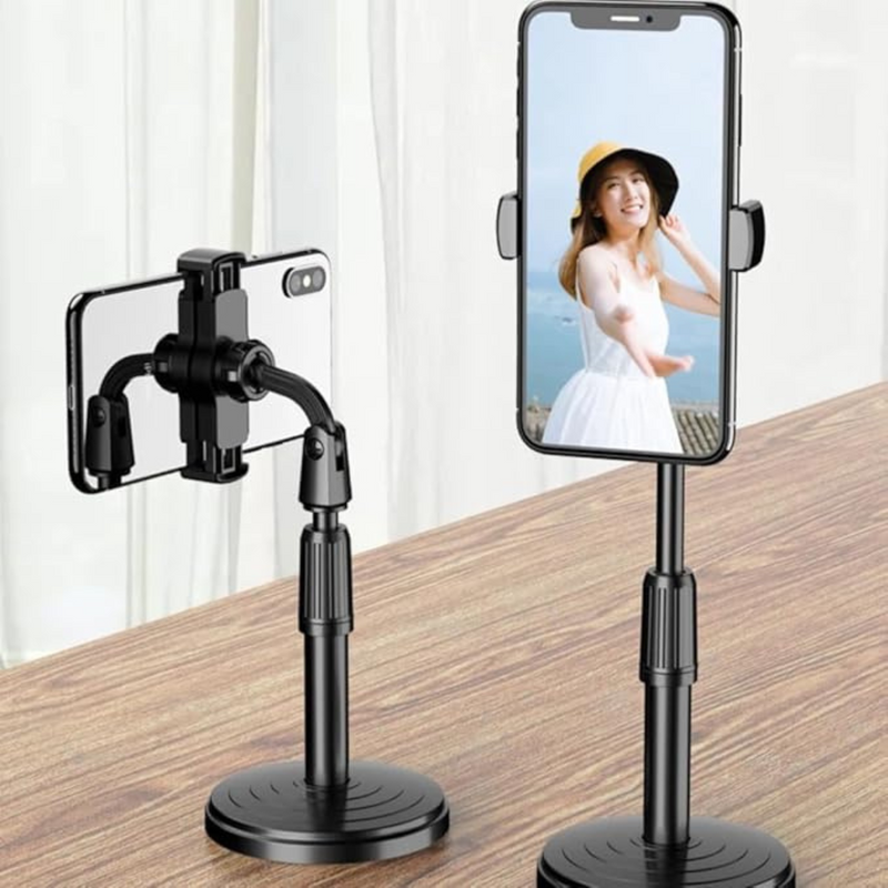 Suporte Tripé de Mesa para Celular Articulável 360°