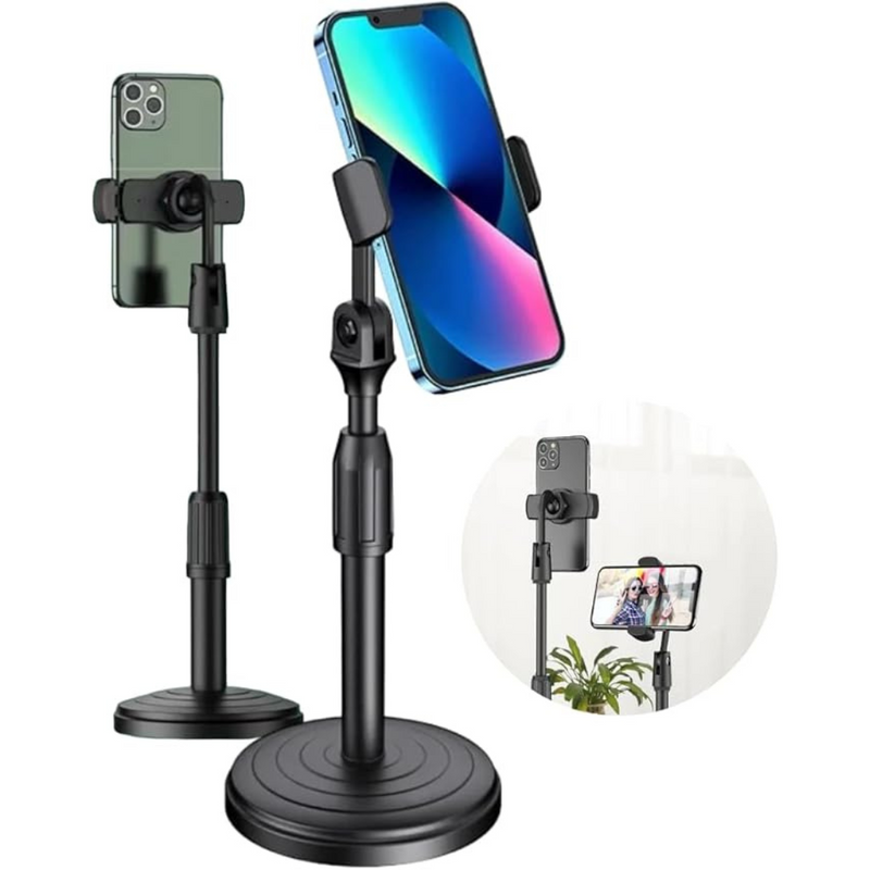 Suporte Tripé de Mesa para Celular Articulável 360°