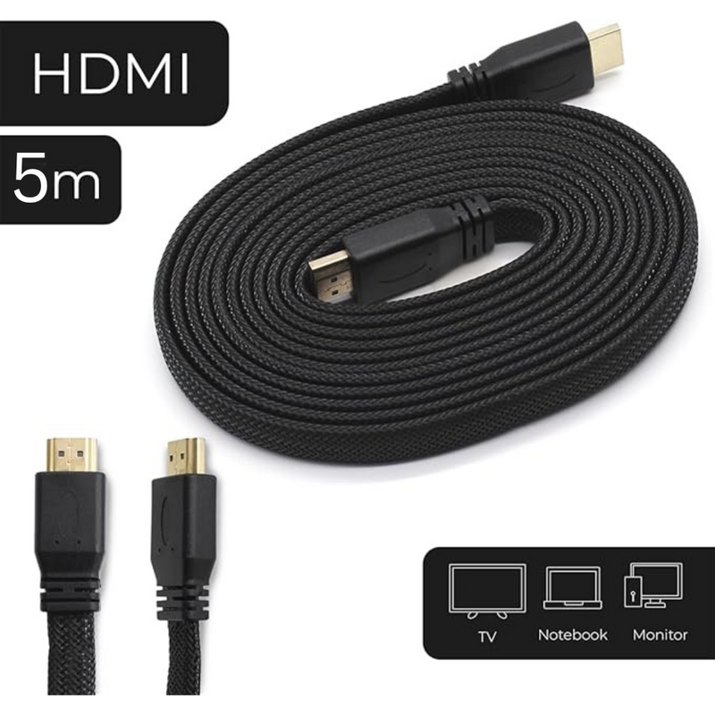 Cabo HDMI 2.0 4K 3D FullHD-1080 - 5 Metros