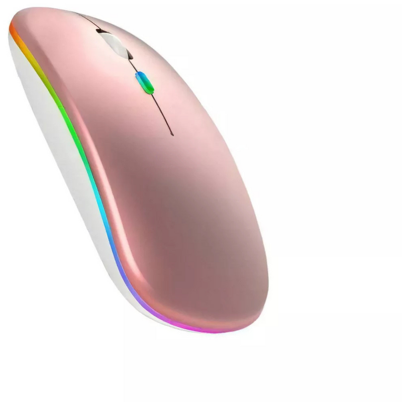 Mouse sem Fio Bluetooth Recarregável LED