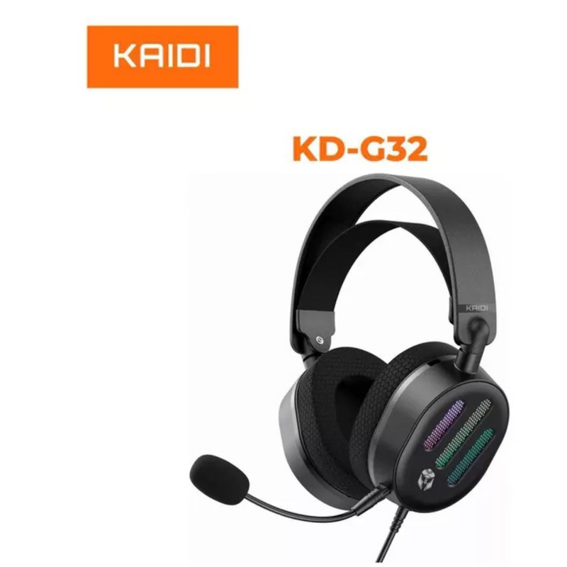 Fone Headset Gamer Rgb Usb 7.1 KD-G32 Kaidi