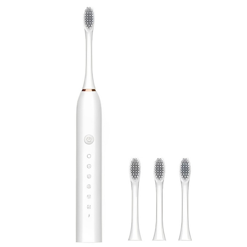 Escova Dental Elétrica 6 Modos X-3 IPX7 Vibração Ultrassônica À Prova D'água Adulto