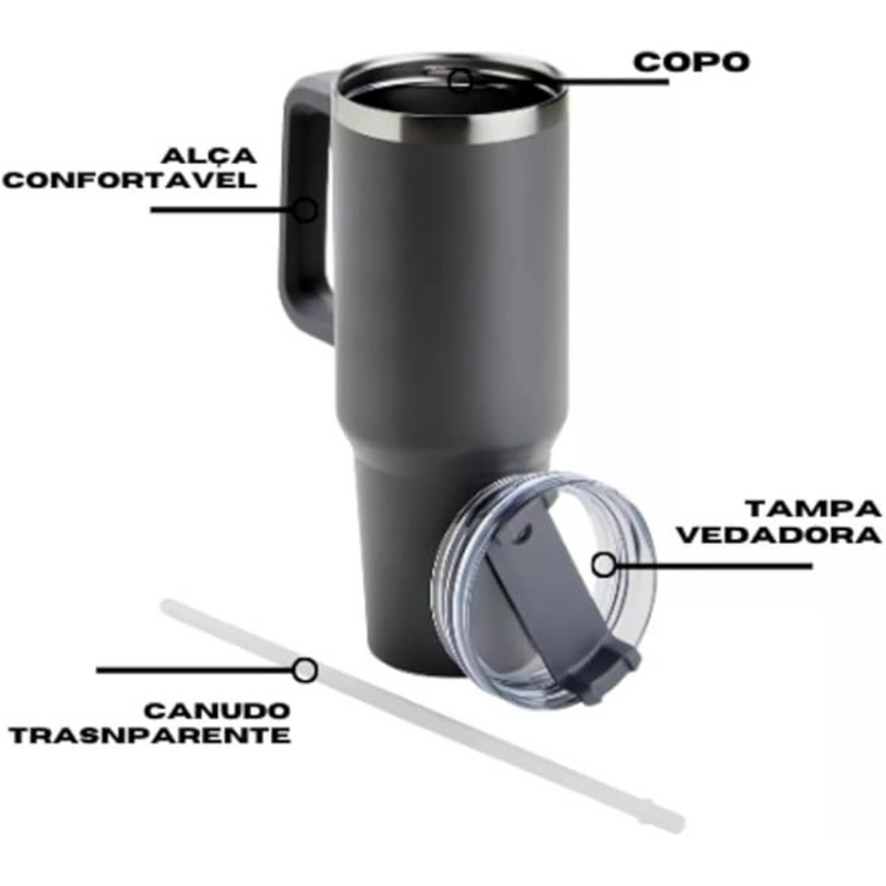 Copo Quencher 1,200ML -Preto