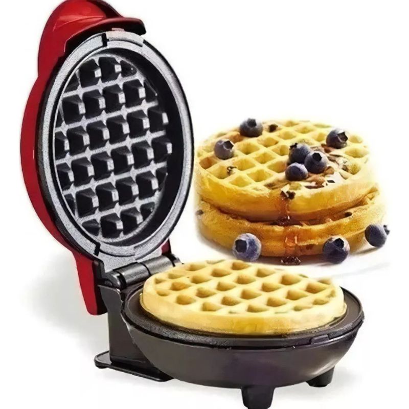 Máquina De Fazer Waffles Elétrico