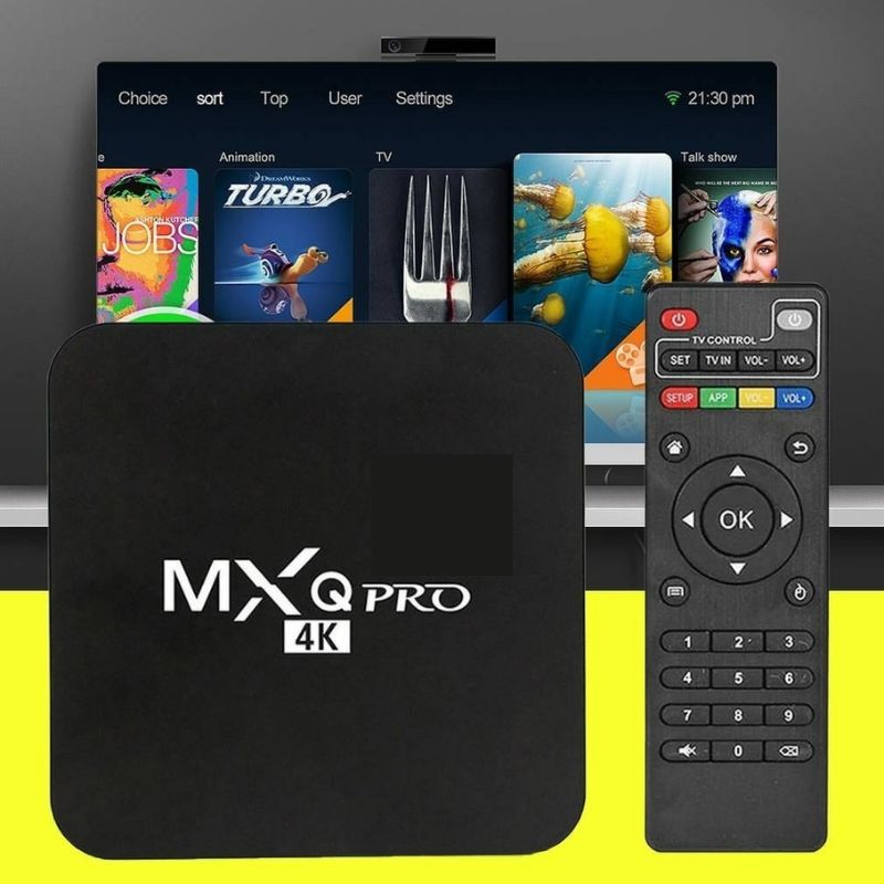 Tv Box Mxq 4k 5g com controle remoto Android 11