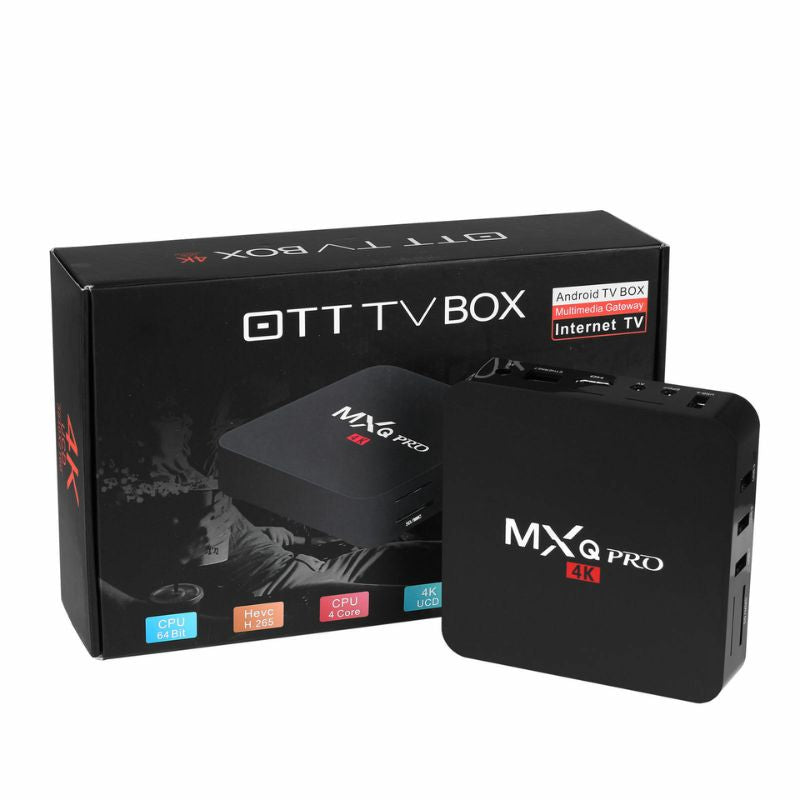 Tv Box Mxq 4k 5g com controle remoto Android 11