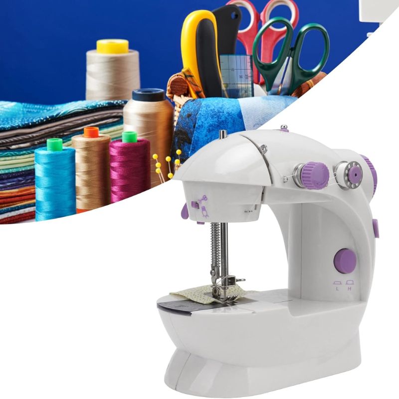 Mini Máquina de Costura Elétrica Portátil MiniSewing Machine SM-202A