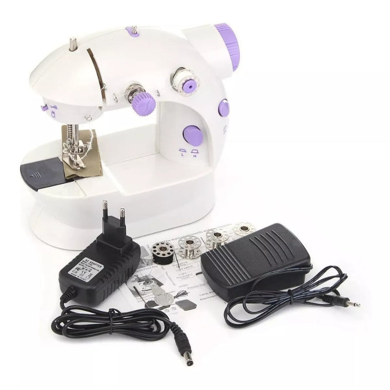 Mini Máquina de Costura Elétrica Portátil MiniSewing Machine SM-202A