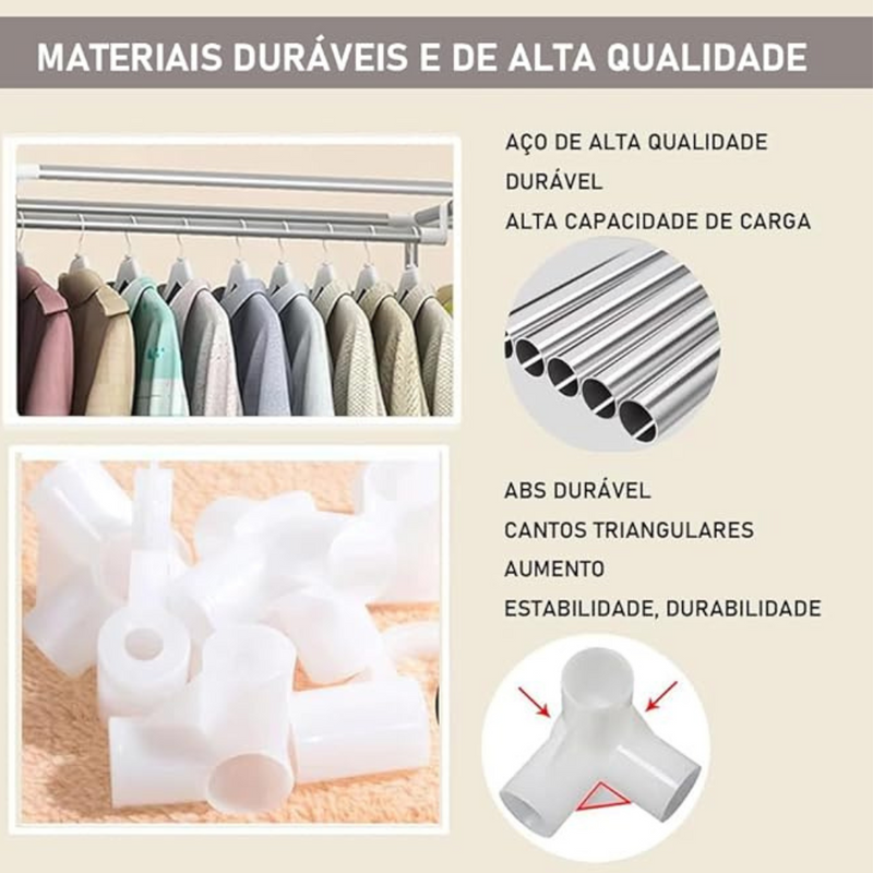 Guarda -Roupa Organizador Montável